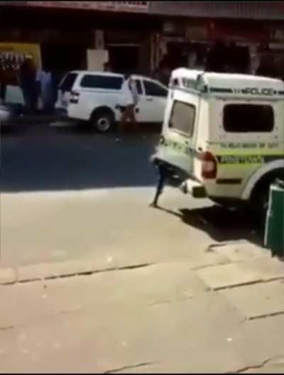 HMRB while me & my friend climb out this van real quick