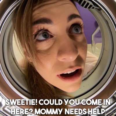 Mom Gets Stuck In The Washing Machine