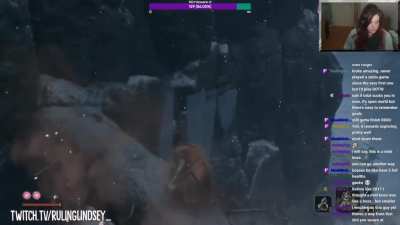 My friends first time seeing the giant snek in Sekiro.