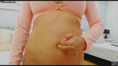Navel Addict 257: Webcam Belly Button #144