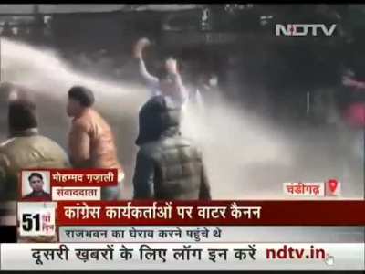 Punjabi Vs water cannon part 2