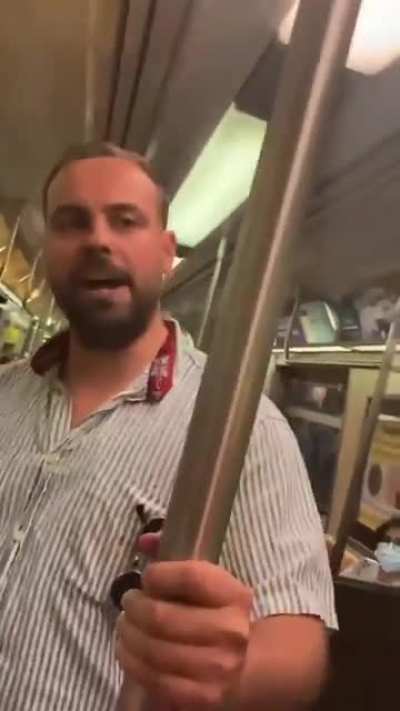 Anti-Masker physically harasses an elderly woman for wearing a mask