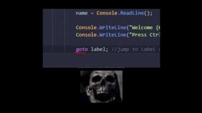Cursed C# keywords