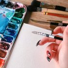A chameleon painter