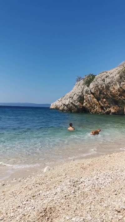 Secluded beach