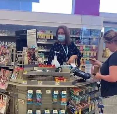 Walgreens Karen thinks a platinum card makes her special