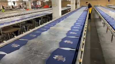 Another look inside a factory this time doing some T-shirts i have loads of videos coming if you like my vids please follow me .