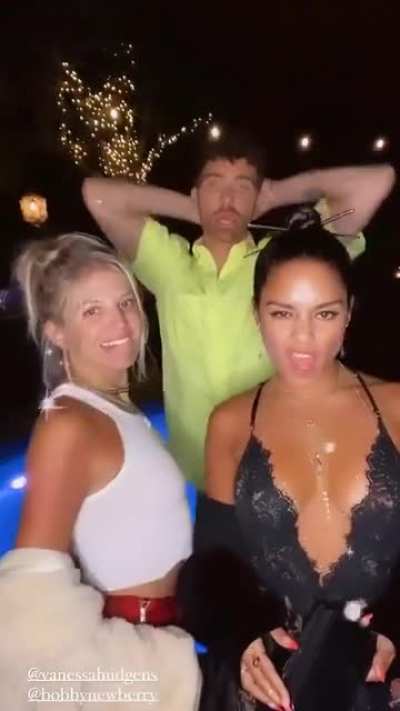 With friends