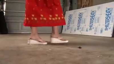 Crushing bug in shoes