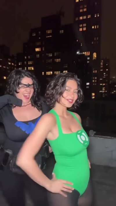 Auli’i as Green Lantern, Lauren as Nightwing | IG 10.31.2025