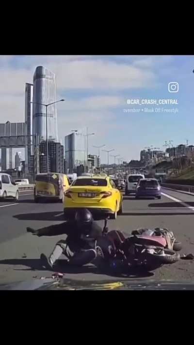 The results of damaging another car 