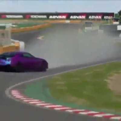 When a professional driver drifts