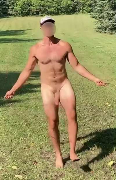 I see we're having a naked jump rope contest, here's my submission..fyi, would not recommend![M]