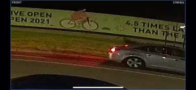 Woke up last night to a loud bang. I don’t know if lockdown is getting to people, or Melbournians really hate cyclists.