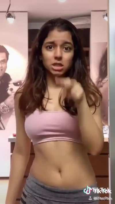 Isha jain sexy pink top belly dance