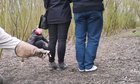 🔥 Great Horned Owl swooping in tiny gap between two people 🔥