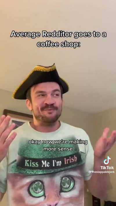 The average redditor goes to a coffee shop