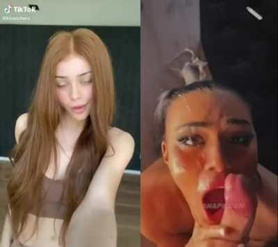 From Tiktok to sucking cock 😰