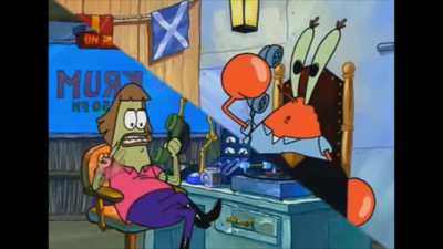 Mr Crabs be groovin' 😎