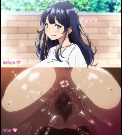Mom before/after taking cock