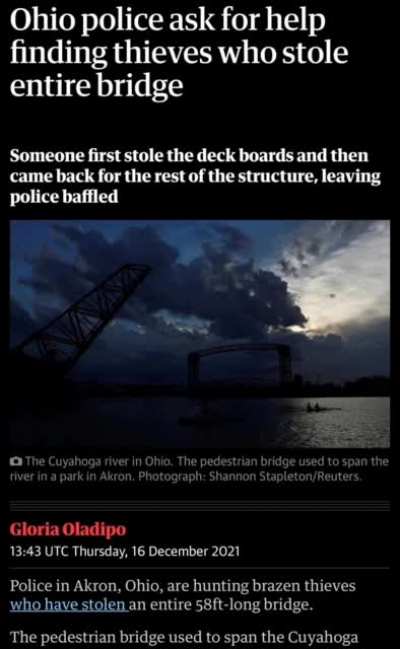 A whole bridge?