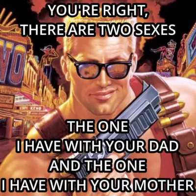When someone tell me that bisexuality doesn't exist.