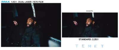 TENET: IMAX v Standard Comparison