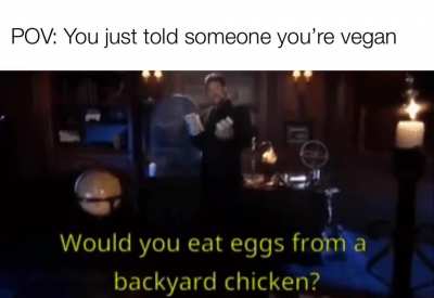 Just let me eat my tofu in peace