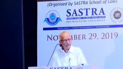 “Enough is enough, a temple shall come” K Parasaran, 92 years old senior lawyer & an erudite Hindu scholar who fought the Ram Janmabhoimi case, the Ram Setu case and the Sabarimala case, talking about his experience after the judgement was delivered. 