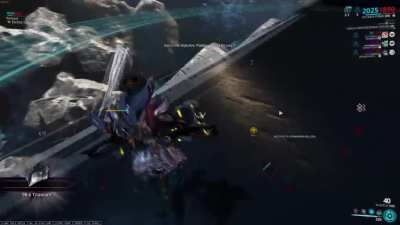 When you archwing is in the repair shop but you still got a mission to do