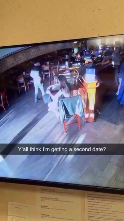 Literally fell for him