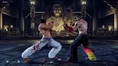 Kazuya Amon in Y4 references Tekken's Kazuya Mishima in several of his moves.