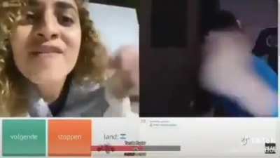 Based latino guy visibly triggers ugly zionist girl who has clearly and evidently has a stank breath of rotten koser 🤢🤢🤮 🤮