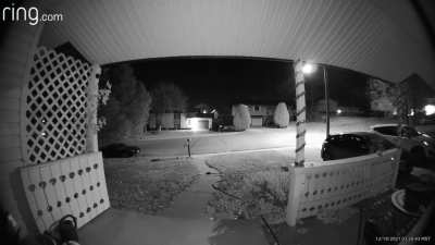 Me and my husband are drunk and wanted to see how much our neighbors could hear outside our house. Turns out it’s a-lot.