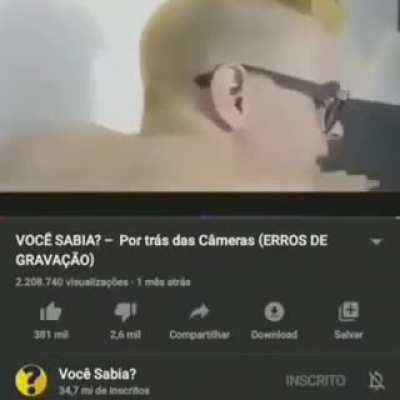 Vídeo original por favor. Tentei caça no YouTube mais eu não achei