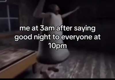 I said good night not good sleep(Glory to spez)