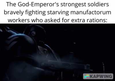 Space Marines are enemies of the working class