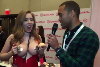 Guy got lucky with Lena Paul at a porn convention