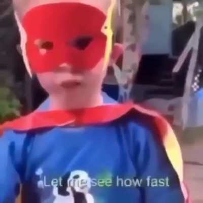 He was to fast
