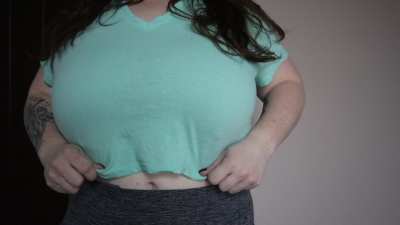 a quick titty drop to show off how huge they are