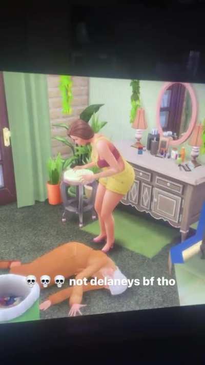 my sim’s new boyfriend doesn’t seem to care about her poor elderly mother passing away…