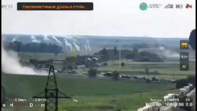 FSB footage of Russian Ka-52s attacking Wagner forces on the way to Moscow