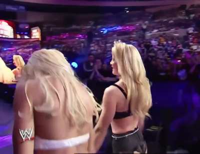 Torrie Wilson and Sable at WrestleMania 20