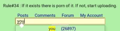 You