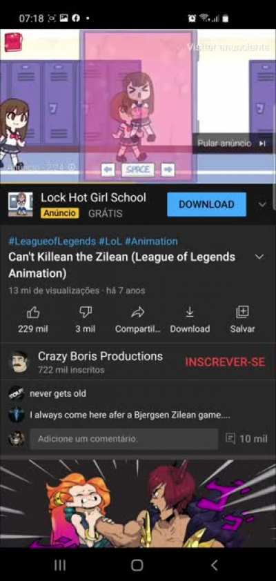 Mais uma das propagandas bizarras do YouTube, fala sério mano...
