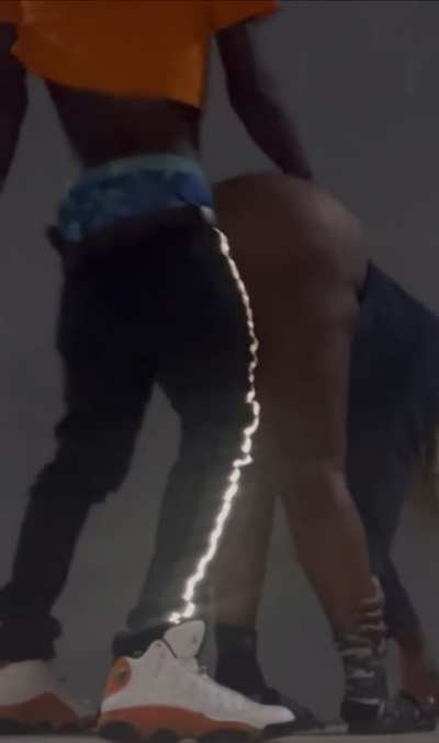 Had to bend her over outside