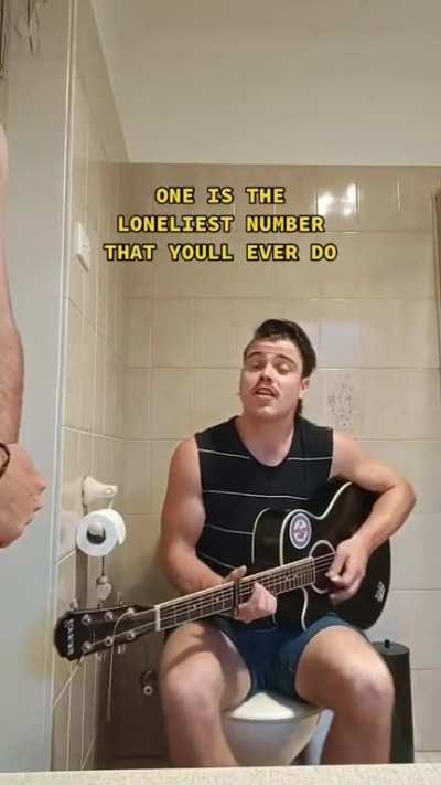 darts in the bathroom
