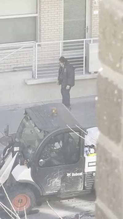 This lady has been crouching down and screaming non-stop for the last hour outside my apartment with no reason.