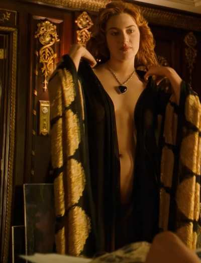 The open matte version of Titanic shows some Kate Winslet bush, more butt