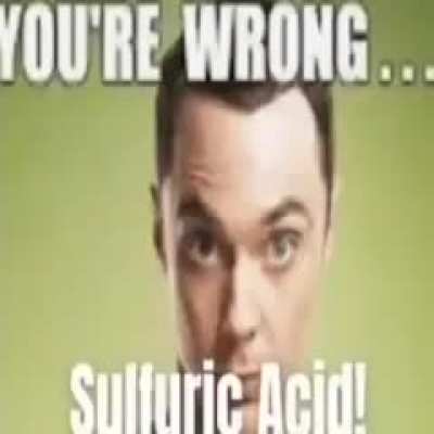 choco? ❌️ sulfurik acid! ✅️